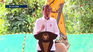 Momen Jokowi Bandingkan Kualitas Udara Jakarta dengan IKN di Depan Para Investor di IKN