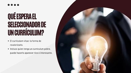 Las reglas del currículum vitae eficaz - The rules of an effective resume