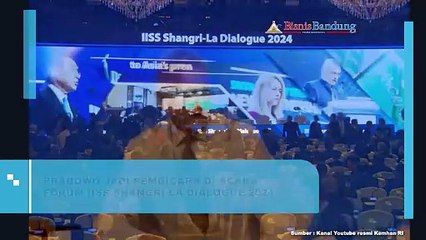Prabowo jadi Pembicara di Acara Forum IISS Shangri-La Dialogue 2024