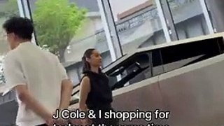 J. Cole gets ignored at Tesla dealership, as he eyes the cybertruck
