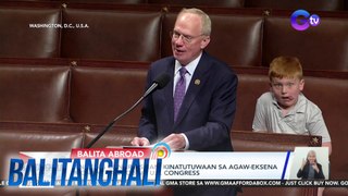 Anak ng Congressman, kinatutuwaan sa agaw-eksena moment sa loob ng U.S. Congress | Balitanghali