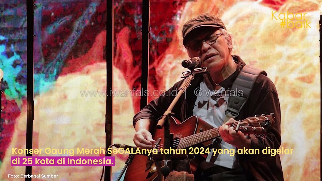 GRATIS! MUSISI LEGENDARIS IWAN FALS BAKAL GELAR KONSER DI SUKABUMI, KONSER GAUNG MERAH SEGALANYA TAHUN 2024