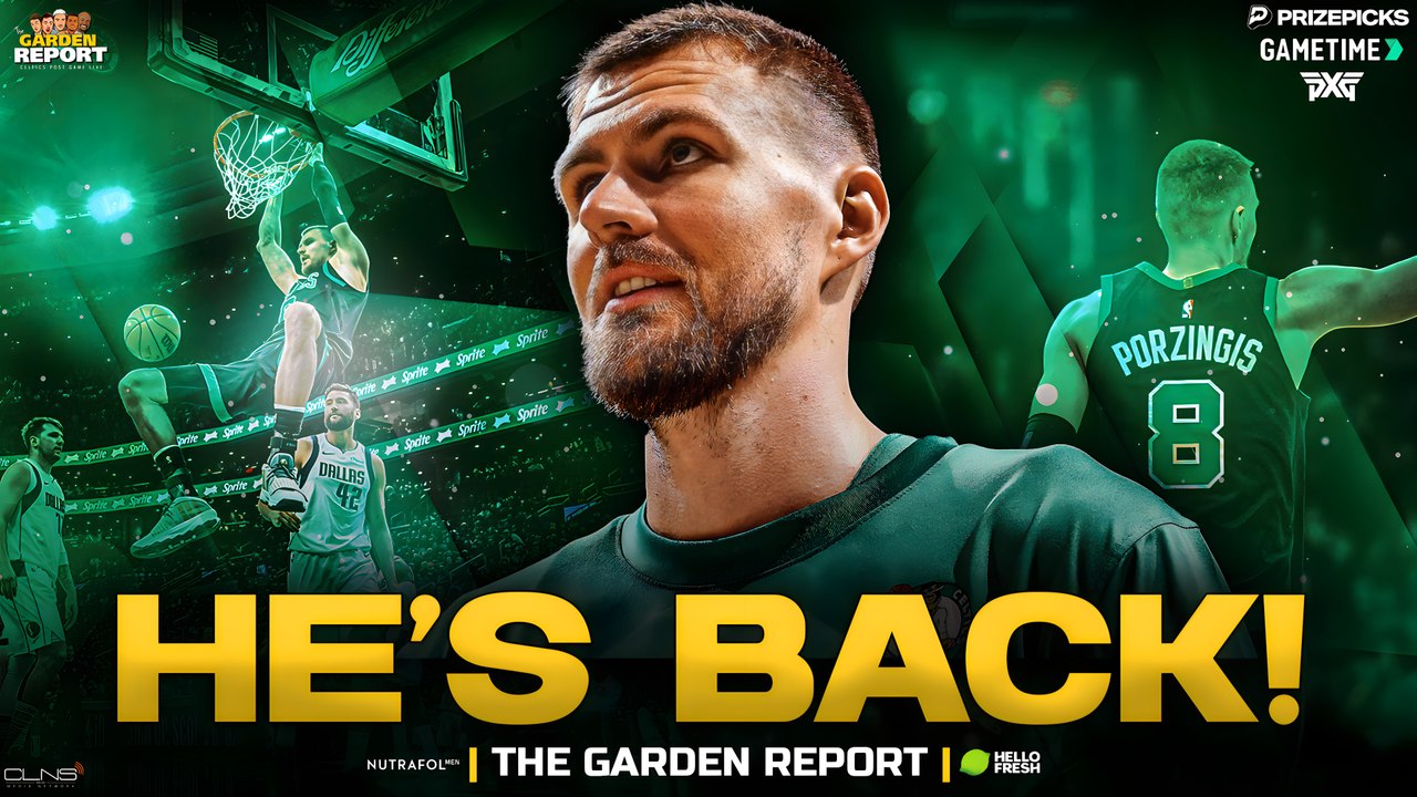 LIVE: Kristaps Porzingis BACK for Celtics in NBA Finals | The Garden Report