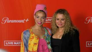 Blair Imani and Krissy Imani attend Cyndi Lauper's 