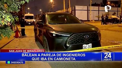 SJM: vecinos atemorizados tras ataque a balazos a pareja que se resistió al robo de su vehículo