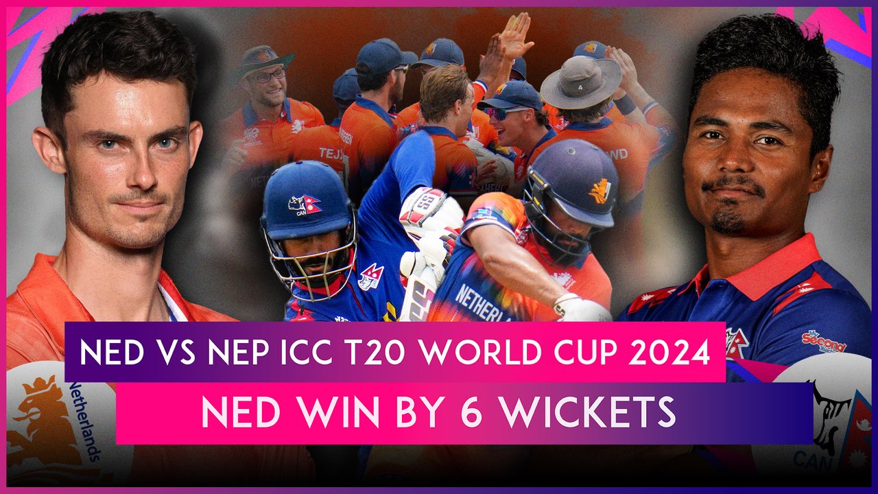 NED vs NEP ICC T20 World Cup 2024 Stat Highlights: Netherlands Defeated Nepal By Six Wickets