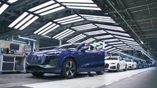 Audi Q6 e-tron Production at Ingolstadt Site - Assembly Shop