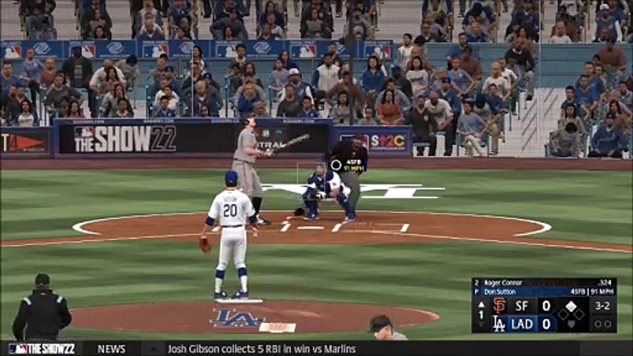 HOFBL Season 2: Giants @ Dodgers (5/4) Late inning heroics by Bonds, Ott Lift G-men over Bums