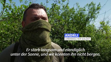 Ukrainer zeichnet gegen das Kriegs-Trauma