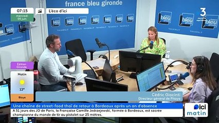 Cédric Giacinti, directeur général de l'enseigne bordelaise Pitaya