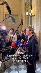 #France  #Assembleenationale : le #discours fleuve de #présidente Yaël Braun-Pivet dans la #salle des #Quatre #colonnes sur l’expression des #parlementaires s’effectuant à l’oral. #expression #palestine #yaelbraunprivet