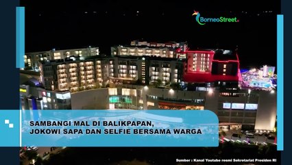 Sambangi Mal di Balikpapan, Jokowi Sapa dan Selfie Bersama Warga