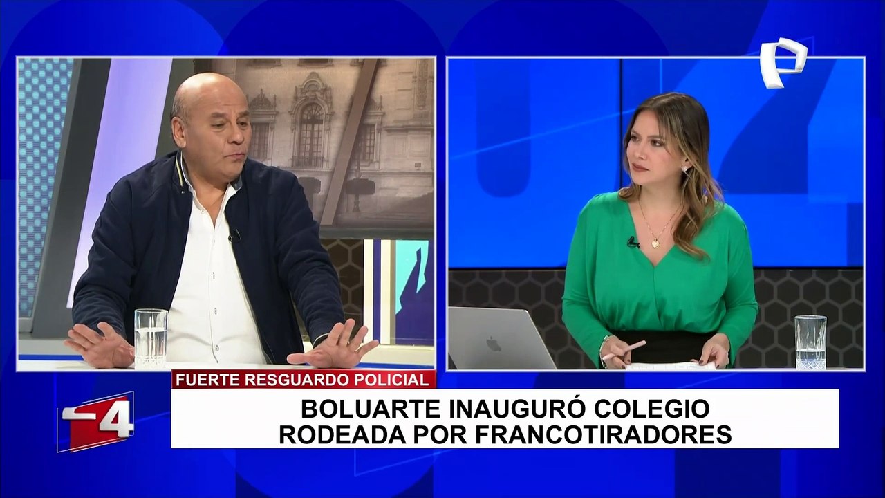 César Campos: "Yo creo que la presidenta Dina Boluarte está recibiendo amenazas subidas de tono"