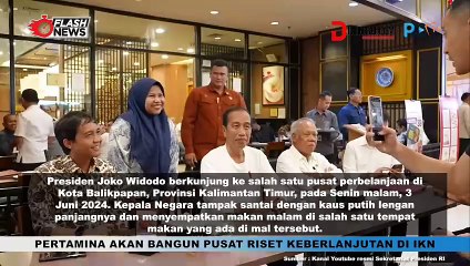 Jokowi Berkunjung ke Mal Balikpapan, Sapa dan Selfie Bersama Pengunjung
