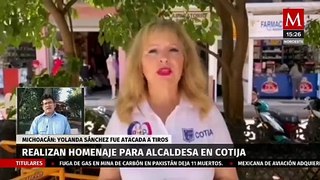 Realizan homenaje a Yolanda Sánchez Figueroa, alcaldesa de Cotija que fue asesinada