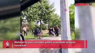 'Paramız yok' deyip taksiden kaçtılar! Maltepe'de akılalmaz kavga