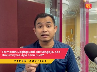 Termakan Daging Babi Tak Sengaja, Apa Hukumnya & Apa Perlu Buat?