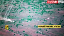 İsrail'in Demir Kubbe'si paramparça! Hizbullah, kamikaze drone ile yapılan saldırının görüntülerini paylaştı