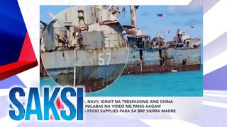 SAKSI Recap: PHL Navy, iginiit na trespassing ang China sa inilabas na video ng pang-aagaw ng food supplies para sa BRP Sierra Madre  (Originally aired on June 4, 2024 )