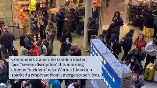 Watford Junction-Euston trains suffer ‘major disruption’ as emergency services respond to ‘incident’