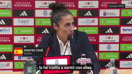 Montse Tomé, tras lograr clasificar a la Euro 2025: "Las chicas tienen una mentalidad ganadora muy buena"