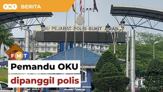 Pemandu OKU ‘diserang’ pengiring kenamaan dipanggil ke Bukit Aman