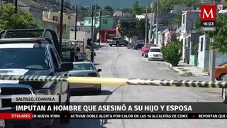 Sujeto es procesado por el asesinato de su esposa e hijo al interior de un domicilio en Saltillo