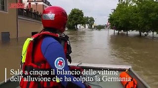 La città di Passau, in Germania, sommersa dall'acqua dopo l'alluvione
