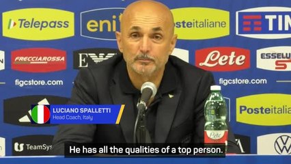 Download Video: 'Bravo!' - Spalletti in awe of Italian tennis star Sinner