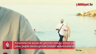 Canlı yayında arkadan saldırdı! Yunanistan’da infial yaratan kayıt