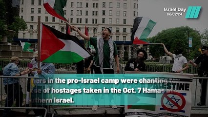 Tensions Flare at Israel Day Parade in NYC