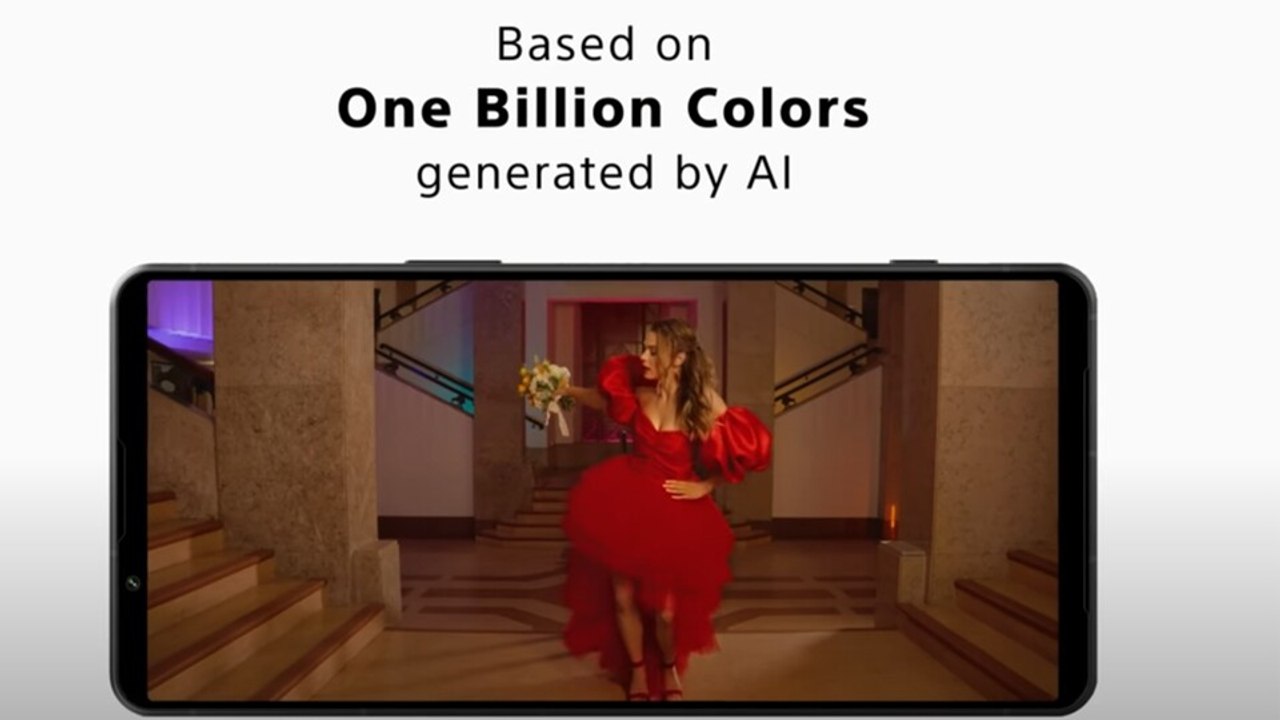 Sony zeigt sein xperia 1 vi mit der bravia-technologie ihrer fernseher