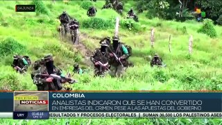 Organizaciones colombianas exigen el fin del paramilitarismo