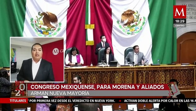 Morena y sus aliados se llevan la mayoría en el Congreso del Estado de México