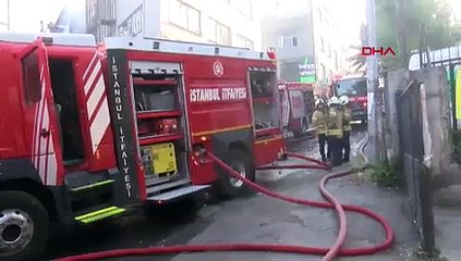 İstanbul'da plastik imalathanesinde yangın