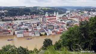 Maltempo in Baviera, la citt? di Passau sommersa dall'acqua