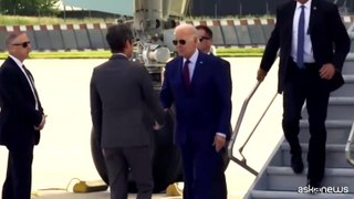 D-day, il presidente Usa Biden arrivato in Francia per le commemorazioni