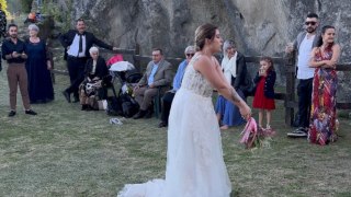 Anticipating marriage: Wedding bouquet sparks the dream of aisle