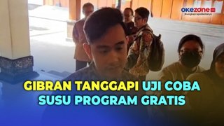 Kementan Akan Ujicoba Program Susu Gratis, Gibran: Saya Belum Koordinasi