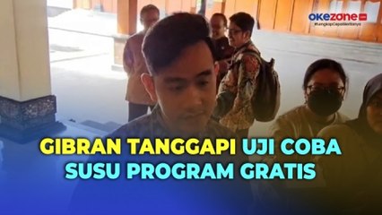 Kementan Akan Ujicoba Program Susu Gratis, Gibran: Saya Belum Koordinasi