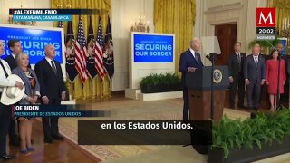 Joe Biden firma orden ejecutiva para suspender cruce fronterizo tras superar solicitudes de asilo