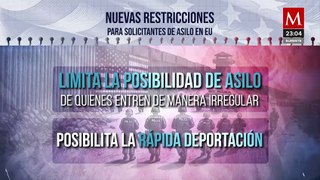 Nuevas restricciones en la frontera entre México y EU entraron en vigor