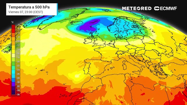 Una Dana se acerca a la península en los próximos días, aportando inestabilidad atmosférica