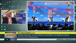 Inicia en Rusia  el XXVII  Foro Económico Internacional de San Petersburgo