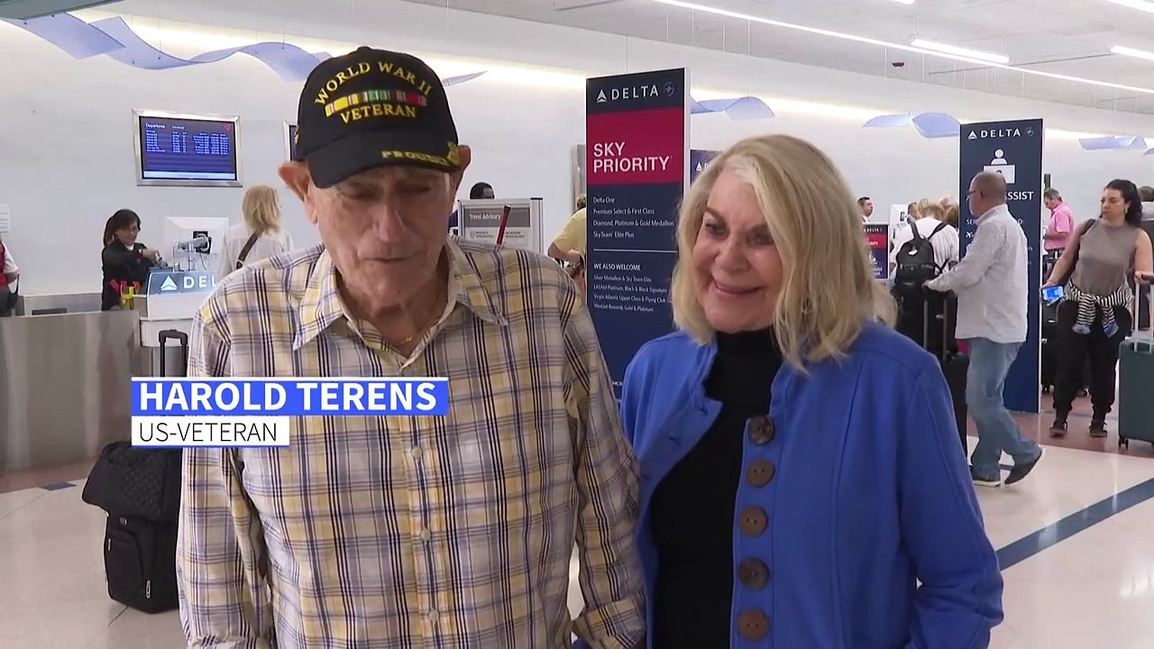 80 jahre d-day: 100-jähriger us-veteran heiratet in der normandie