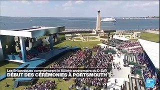 80 ans du Débarquement : début des cérémonies à Portsmouth