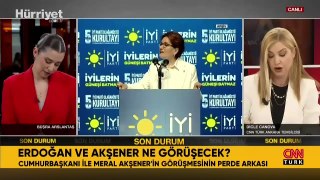 Cumhurbaşkanı Erdoğan ile Meral Akşener görüşmesi... Dicle Canova, görüşmenin perde arkasını anlattı