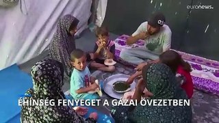 Éhínség fenyegeti a Gázai övezetben élőket