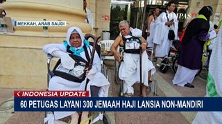 Laksanakan Rangkaian Safari Haji, 60 Petugas Layani 300 Jemaah Lansia Non-Mandiri
