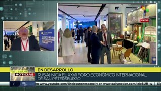 Avanza el foro económico internacional en la ciudad rusa de San Petersburgo